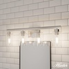 image:imageHunter  Hartland 3light Alturas Gold Medium Size Vanity Light Dimmable Transitional Style for Bedrooms Kitchens Foyers Bathrooms  13078Brushed Nickel