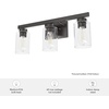 image:imageHunter  Hartland 3light Alturas Gold Medium Size Vanity Light Dimmable Transitional Style for Bedrooms Kitchens Foyers Bathrooms  13078Noble Bronze