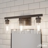 image:imageHunter  Hartland 3light Alturas Gold Medium Size Vanity Light Dimmable Transitional Style for Bedrooms Kitchens Foyers Bathrooms  13078Noble Bronze
