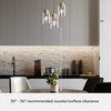image:imageHunter  Hartland 3light Alturas Gold Small Cluster Light Dimmable Transitional Style Round Shaped for Bedrooms Kitchens Dining Living Rooms  13063Alturas Gold