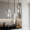 image:imageHunter  Hartland 3light Alturas Gold Small Cluster Light Dimmable Transitional Style Round Shaped for Bedrooms Kitchens Dining Living Rooms  13063Brushed Nickel