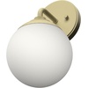 image:imageHunter  Hepburn 1light Brushed Nickel Small Sconce Light Dimmable Modern Style for Bedrooms Kitchens Foyers Bathrooms  19176Painted Modern Brass