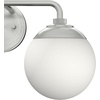 image:imageHunter  Hepburn 2light Brushed Nickel Medium Size Vanity Light Dimmable Modern Style for Bedrooms Kitchens Foyers Bathrooms  19168Brushed Nickel