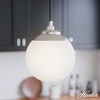 image:imageHunter  Hepburn 3Light Matte Black Medium Size Cluster Light Dimmable Mid Century Modern Style Round Shaped for Bedrooms Kitchens Dining Living Rooms  19757Brushed Nickel