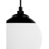 image:imageHunter  Hepburn 3Light Matte Black Medium Size Cluster Light Dimmable Mid Century Modern Style Round Shaped for Bedrooms Kitchens Dining Living Rooms  19757Matte Black