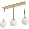 image:imageHunter  Hepburn 3Light Matte Black Medium Size Cluster Light Dimmable Mid Century Modern Style Round Shaped for Bedrooms Kitchens Dining Living Rooms  19757Modern Brass