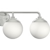 image:imageHunter  Hepburn 4Light Brushed Nickel Medium Size Vanity Light Dimmable Modern Style for Bedrooms Kitchens Foyers Bathrooms  19180Brushed Nickel