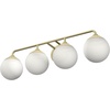 image:imageHunter  Hepburn 4Light Brushed Nickel Medium Size Vanity Light Dimmable Modern Style for Bedrooms Kitchens Foyers Bathrooms  19180Brushed Nickel