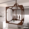 image:imageHunter  Highland Hill 4light Textured Rust Medium Size Pendant Light Dimmable Formal Style Lantern Shaped for Bedrooms Kitchens Dining Living Rooms  19981