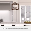 image:imageHunter  Highland Hill 4light Textured Rust Medium Size Pendant Light Dimmable Formal Style Lantern Shaped for Bedrooms Kitchens Dining Living Rooms  19981