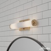 image:imageHunter  Holly Grove 2Light Alturas Gold Medium Size Vanity Light Dimmable Formal Style for Bedrooms Kitchens Foyers Bathrooms  19944