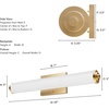 image:imageHunter  Holly Grove 2light Alturas Gold Medium Size Vanity Light Dimmable Formal Style for Bedrooms Kitchens Foyers Bathrooms  19938