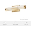 image:imageHunter  Holly Grove 2light Alturas Gold Medium Size Vanity Light Dimmable Formal Style for Bedrooms Kitchens Foyers Bathrooms  19945