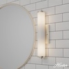 image:imageHunter  Holly Grove 2light Brushed Nickel Medium Size Vanity Light Dimmable Formal Style for Bedrooms Kitchens Foyers Bathrooms  19942Brushed Nickel