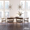 image:imageHunter  Jupiter Star 12light Alturas Gold Large Pendant Light Dimmable Mid Century Modern Style Sputnik Shaped for Bedrooms Kitchens Dining Living Rooms  19341