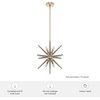 image:imageHunter  Jupiter Star 12light Alturas Gold Medium Size Pendant Light Dimmable Mid Century Modern Style Sputnik Shaped for Bedrooms Kitchens Dining Living Rooms  19339Alturas Gold