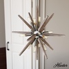 image:imageHunter  Jupiter Star 12light Alturas Gold Medium Size Pendant Light Dimmable Mid Century Modern Style Sputnik Shaped for Bedrooms Kitchens Dining Living Rooms  19339Brushed Nickel