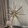 image:imageHunter  Jupiter Star 18light Brushed Nickel Extra Large Pendant Light Dimmable Sputnik Shaped for Bedrooms Kitchens Dining Living Rooms  19344Alturas Gold