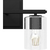 image:imageHunter  Kerrison 3Light Natural Black Iron Dimmable Medium Size Vanity Light for Bedrooms Kitchens Foyers Bathrooms  48030