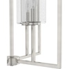 image:imageHunter  Kerrison 4light Brushed Nickel Medium Size Pendant Light Dimmable Rectangle Shaped for Bedrooms Kitchens Dining Living Rooms  19541