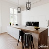 image:imageHunter  Kerrison 4light Natural Black Iron Medium Size Pendant Light Dimmable Rectangle Shaped for Bedrooms Kitchens Dining Living Rooms  19538