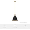 image:imageHunter  Klein 1Light Alturas Gold Casual Style Dimmable Medium Size Pendant Light for Bedrooms Kitchens Dining Living Rooms  19444