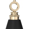 image:imageHunter  Klein 1Light Alturas Gold Mini Pendant Light Dimmable Casual Style Cone Shaped for Bedrooms Kitchens Dining Living Rooms  19442