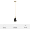 image:imageHunter  Klein 1Light Alturas Gold Mini Pendant Light Dimmable Casual Style Cone Shaped for Bedrooms Kitchens Dining Living Rooms  19442