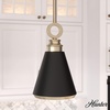 image:imageHunter  Klein 1Light Alturas Gold Mini Pendant Light Dimmable Casual Style Cone Shaped for Bedrooms Kitchens Dining Living Rooms  19442