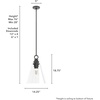image:imageHunter  Klein 1light Noble Bronze Medium Size Pendant Light Dimmable Casual Style Cone Shaped for Bedrooms Kitchens Dining Living Rooms  19441