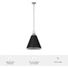 image:imageHunter  Klein 3light Brushed Nickel Medium Size Pendant Light Dimmable Casual Style Cone Shaped for Bedrooms Kitchens Dining Living Rooms  19447