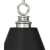image:imageHunter  Klein 3light Brushed Nickel Medium Size Pendant Light Dimmable Casual Style Cone Shaped for Bedrooms Kitchens Dining Living Rooms  19447