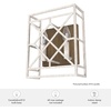 image:imageHunter  Langwood 2Light Distressed White Medium Size Sconce Light Dimmable Rustic Style for Bedrooms Kitchens Foyers Bathrooms  19336