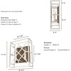 image:imageHunter  Langwood 2Light Distressed White Medium Size Sconce Light Dimmable Rustic Style for Bedrooms Kitchens Foyers Bathrooms  19336
