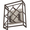 image:imageHunter  Langwood 2Light Onyx Bengal Medium Size Sconce Light Dimmable Rustic Style for Bedrooms Kitchens Foyers Bathrooms  19335