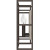 image:imageHunter  Langwood 2Light Onyx Bengal Medium Size Sconce Light Dimmable Rustic Style for Bedrooms Kitchens Foyers Bathrooms  19335