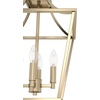 image:imageHunter  Laurel Ridge 4Light Brushed Nickel Medium Size Pendant Light Dimmable Formal Style Lantern Shaped for Bedrooms Kitchens Dining Living Rooms  19067