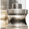 image:imageHunter  Lenlock 1light Brushed Nickel Small Sconce Light Dimmable Modern Style for Bedrooms Kitchens Foyers Bathrooms  19905