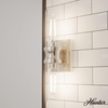image:imageHunter  Lenlock 2Light Brushed Nickel Medium Size Vanity Light Dimmable Modern Style for Bedrooms Kitchens Foyers Bathrooms  19931