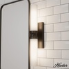 image:imageHunter  Lenlock 2light Noble Bronze Medium Size Vanity Light Dimmable Modern Style for Bedrooms Kitchens Foyers Bathrooms  19923