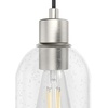 image:imageHunter  Lochemeade 1Light Brushed Nickel Mini Pendant Light Dimmable Modern Style Cylinder Shaped for Bedrooms Kitchens Dining Living Rooms  19200Brushed Nickel