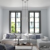 image:imageHunter  Lochemeade 1Light Brushed Nickel Mini Pendant Light Dimmable Modern Style Cylinder Shaped for Bedrooms Kitchens Dining Living Rooms  19200Brushed Nickel
