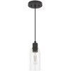 image:imageHunter  Lochemeade 1Light Brushed Nickel Mini Pendant Light Dimmable Modern Style Cylinder Shaped for Bedrooms Kitchens Dining Living Rooms  19200Noble Bronze