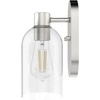 image:imageHunter  Lochemeade 1light Brushed Nickel Small Sconce Light Dimmable for Bedrooms Kitchens Foyers Bathrooms  19775Brushed Nickel