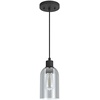 image:imageHunter  Lochemeade 1light Natural Black Iron Mini Pendant Light Dimmable Modern Style Cylinder Shaped for Bedrooms Kitchens Dining Living Rooms  19201
