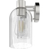 image:imageHunter  Lochemeade 2Light Brushed Nickel Small Vanity Light Dimmable for Bedrooms Kitchens Foyers Bathrooms  19778