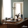 image:imageHunter  Lochemeade 3light Natural Black Iron Large Cluster Light Dimmable Modern Style Linear Shaped for Bedrooms Kitchens Dining Living Rooms  19717