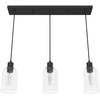 image:imageHunter  Lochemeade 3light Noble Bronze Large Cluster Light Dimmable Modern Style Linear Shaped for Bedrooms Kitchens Dining Living Rooms  19722