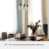 image:imageHunter  Lochemeade 3light Noble Bronze Large Cluster Light Dimmable Modern Style Linear Shaped for Bedrooms Kitchens Dining Living Rooms  19722