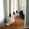 image:imageHunter  Lochemeade 3light Noble Bronze Large Cluster Light Dimmable Modern Style Linear Shaped for Bedrooms Kitchens Dining Living Rooms  19722